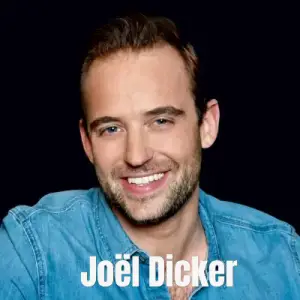 Retrato de Joël Dicker, escritor contemporáneo suizo